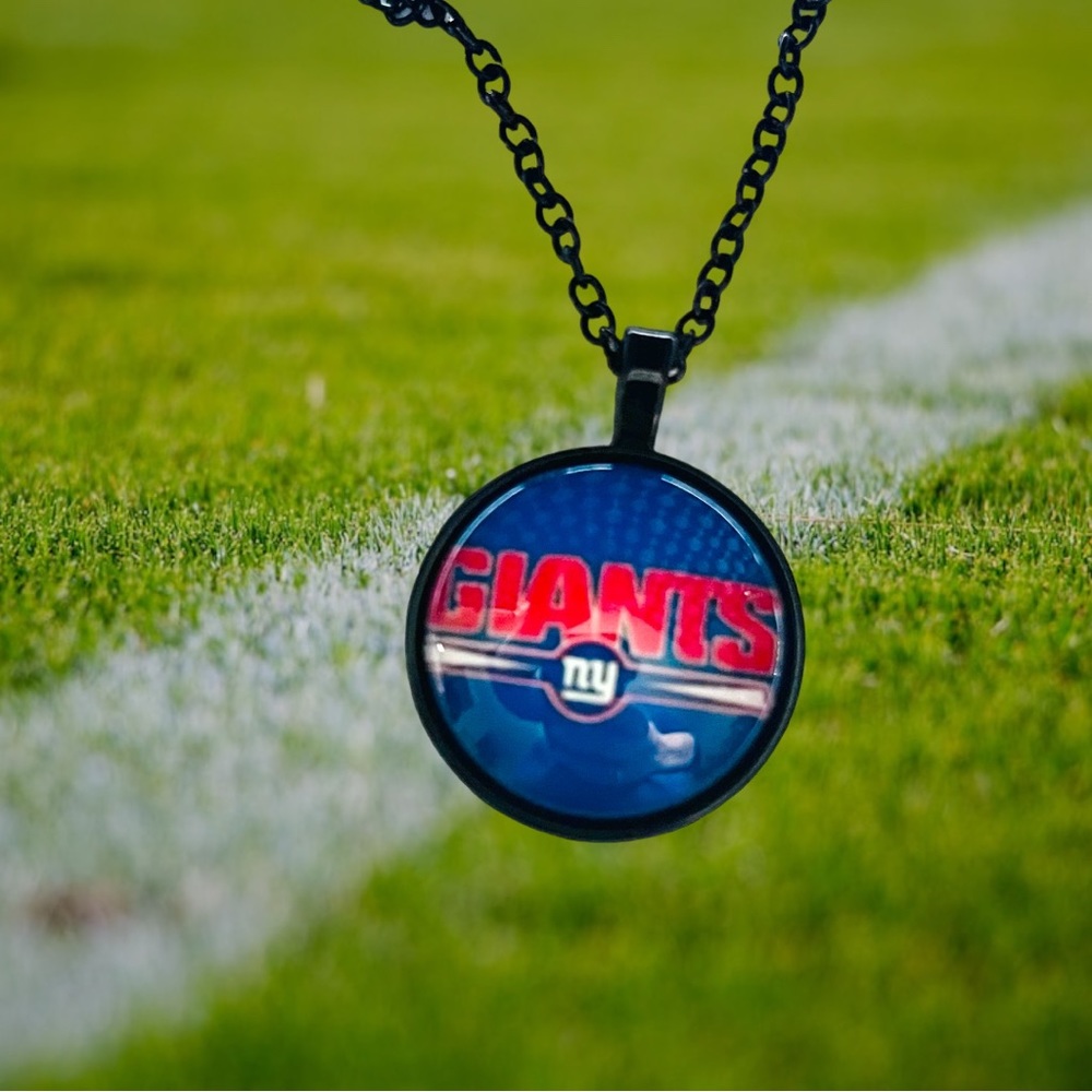 New York GIANTS Football Necklace
